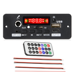 Módulo Mp3 Usb/fm/aux/carga Bluetooth Control 12v 50w 25wx2