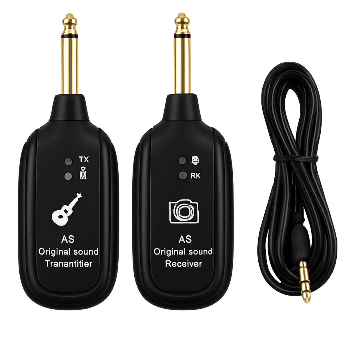 Transmisor Receptor Inalámbrico A8 Uhf Para Guitarra Y Bajo