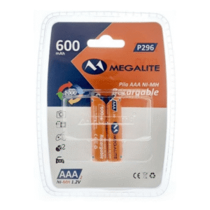 Pilas Recargables Aaa 600mah Ni-mh 2 Unid Telefono Microfono