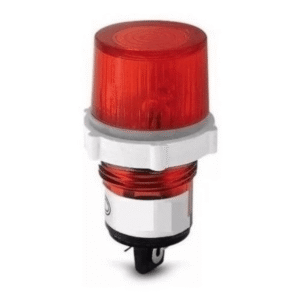 Ojo De Buey Redondo Grande 18mm Rojo 12v