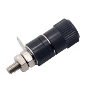 Borneras Conector Hembra Grande Chasis Rojo Negro X 5 U