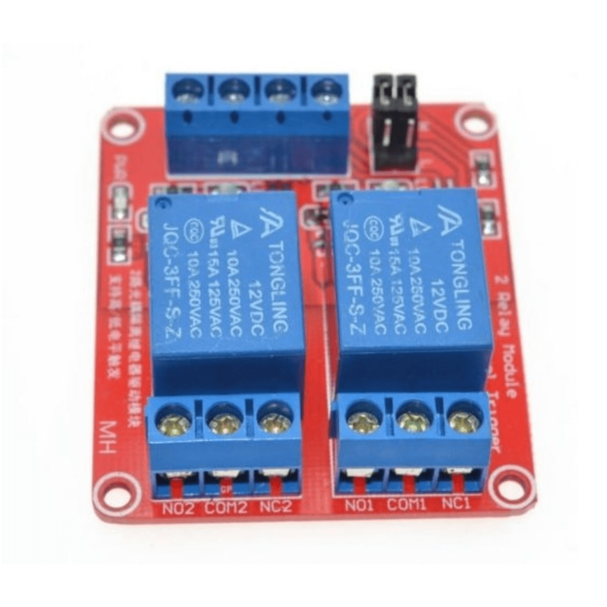 Modulo Relee Relay 2 Canales Vias 12v Arduino Optoacoplador