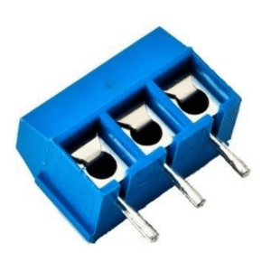 Bornera Pcb Azul 3 Contactos Bornes X 10 Unidades