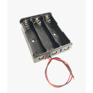 Portapilas 18650 X 3 Con Cables Porta Pilas Bateria Holder x 5u