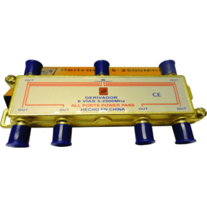 Derivador Splitter Señal Coaxil 6 Salidas 2500mhz