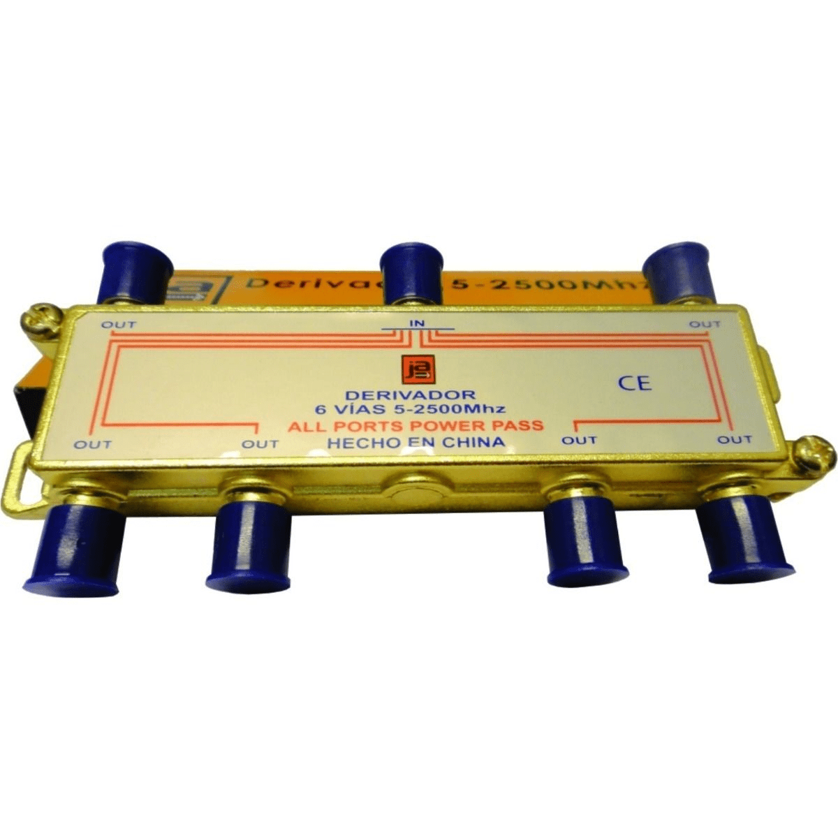 Derivador Splitter Señal Coaxil 6 Salidas 2500mhz