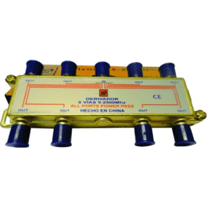 Derivador Splitter Señal Coaxil 8 Salidas 2500mhz