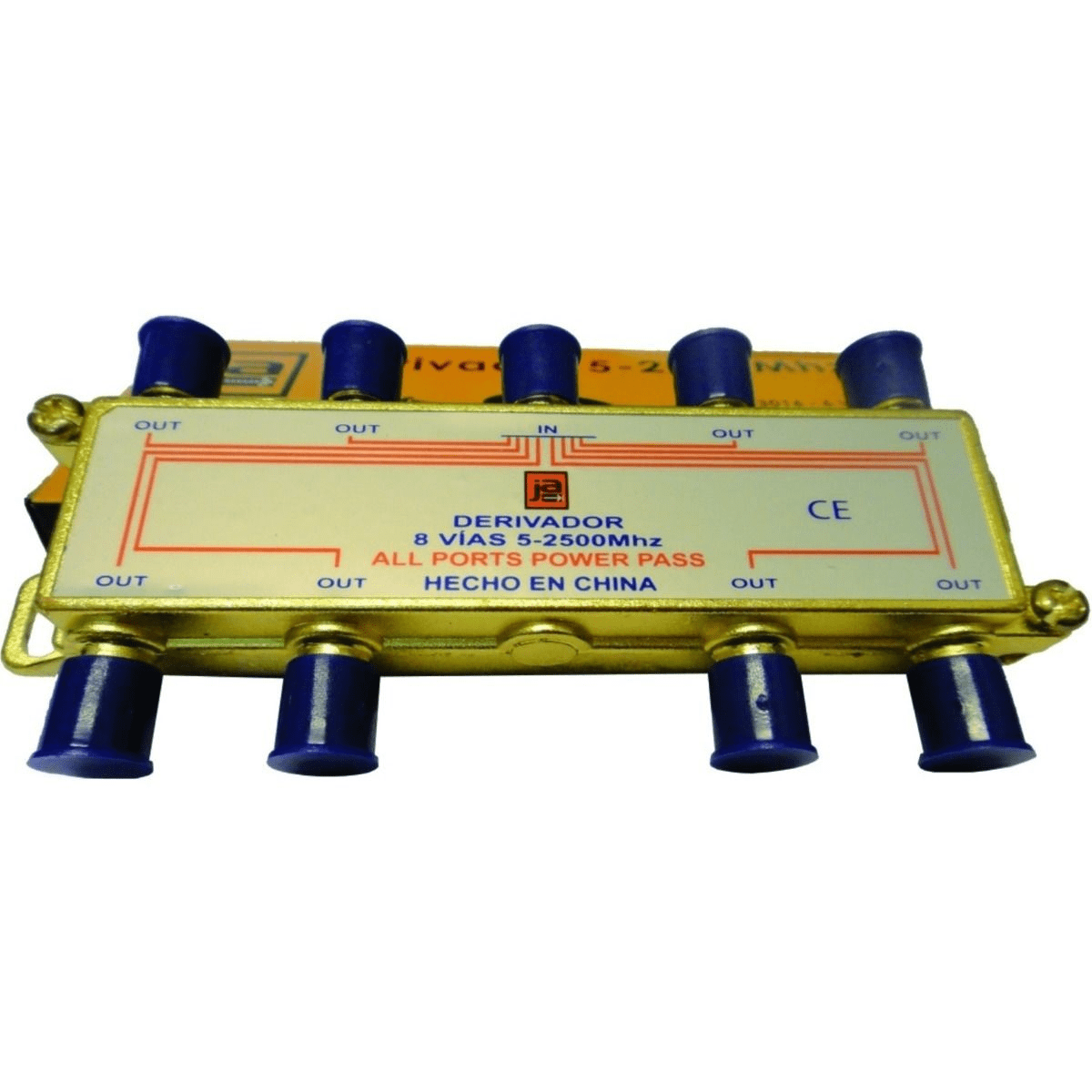 Derivador Splitter Señal Coaxil 8 Salidas 2500mhz