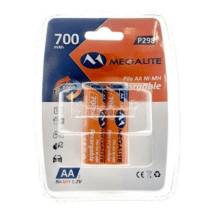 Pilas Recargables Aa 700mah Ni-cd 2 Unid Teléfono Micrófono