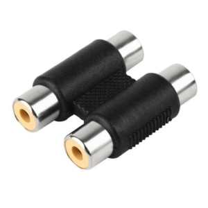 Adaptador Rca Hembra A Rca Hembra Doble x 10u