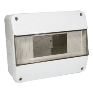 Caja Para Llave Térmica Exterior 4 A 8 Módulos Con Tapa