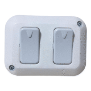 Llave 2 Interruptores Exterior Interruptor Doble