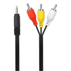 Cable 3 Rca Macho A Plug 3.5 4c 1.5 Mts 4 Contactos
