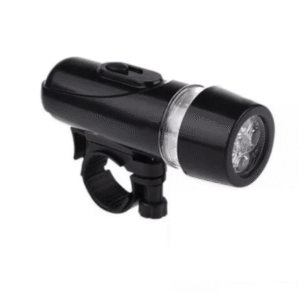 Luz Led Bicicleta Bici Delantera 5 Led Linterna Con Montaje