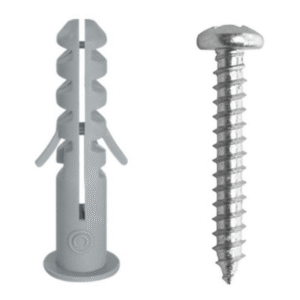 Tarugo 10mm Con Tope + Tornillo Parker X 15 Unidades