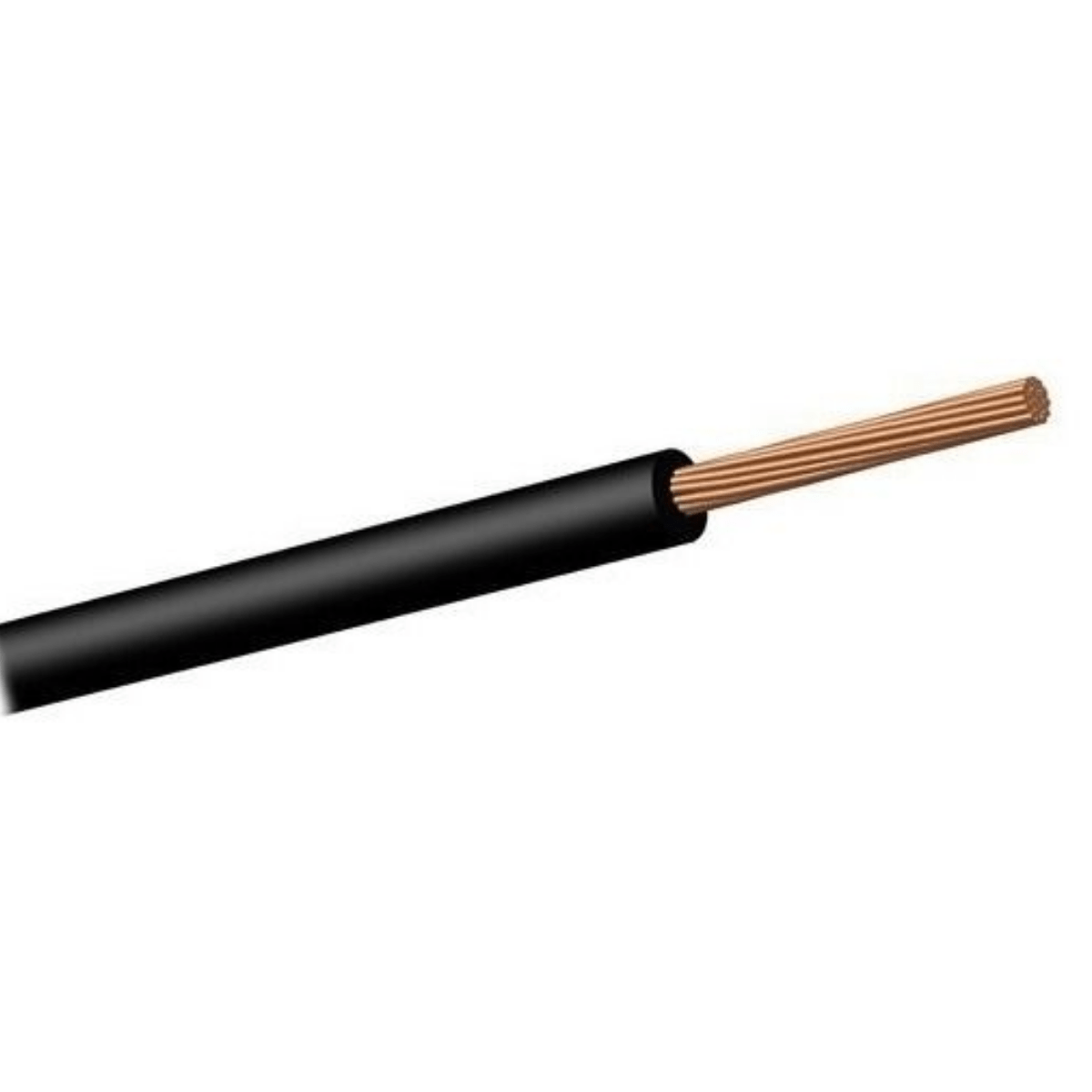 Cable Unipolar 0.50mm Calibre 18 Negro X Metro