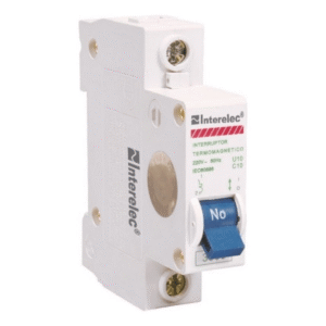 Llave Térmica 1 X 50a Unipolar Interelec Termomagnética 50a