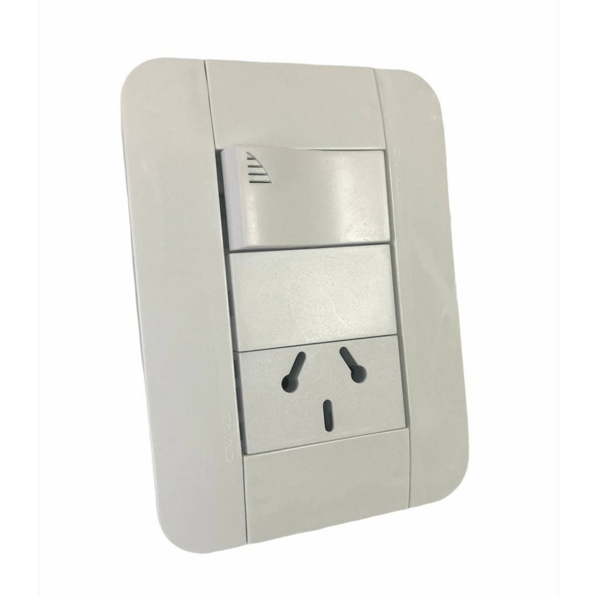 Modulo Bastidor Armado Toma Corriente + Tecla Interruptor