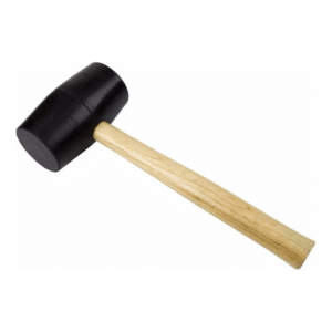 Martillo Maza De Goma 500grs Mango Madera