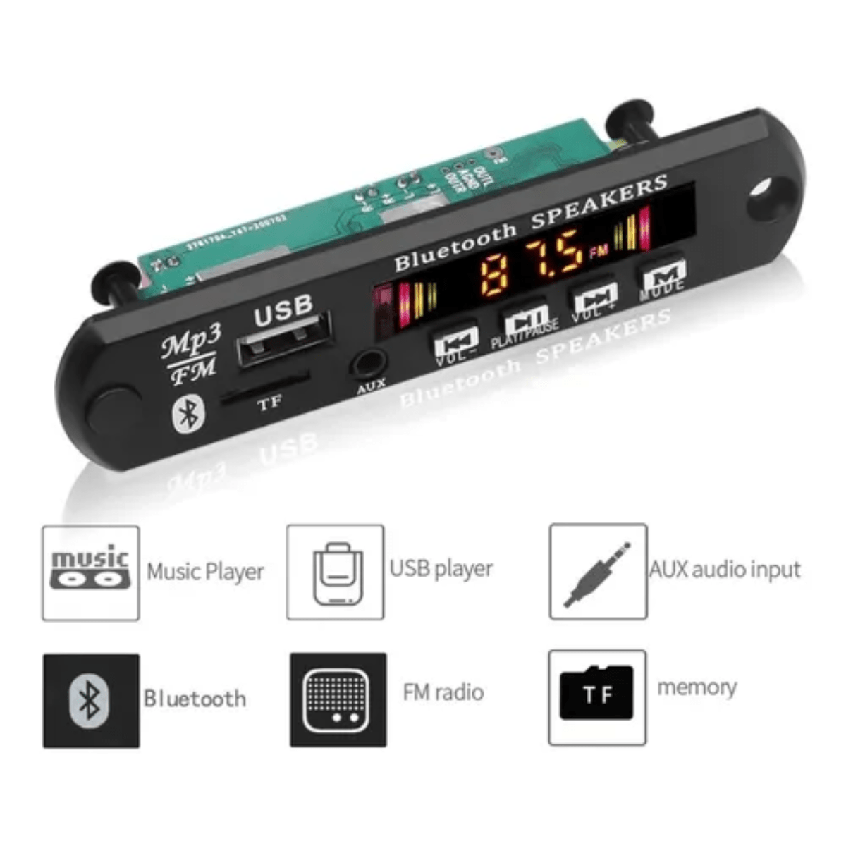 Combo Módulo Bluetooth Control Remoto App + Gabinete - Imagen 2