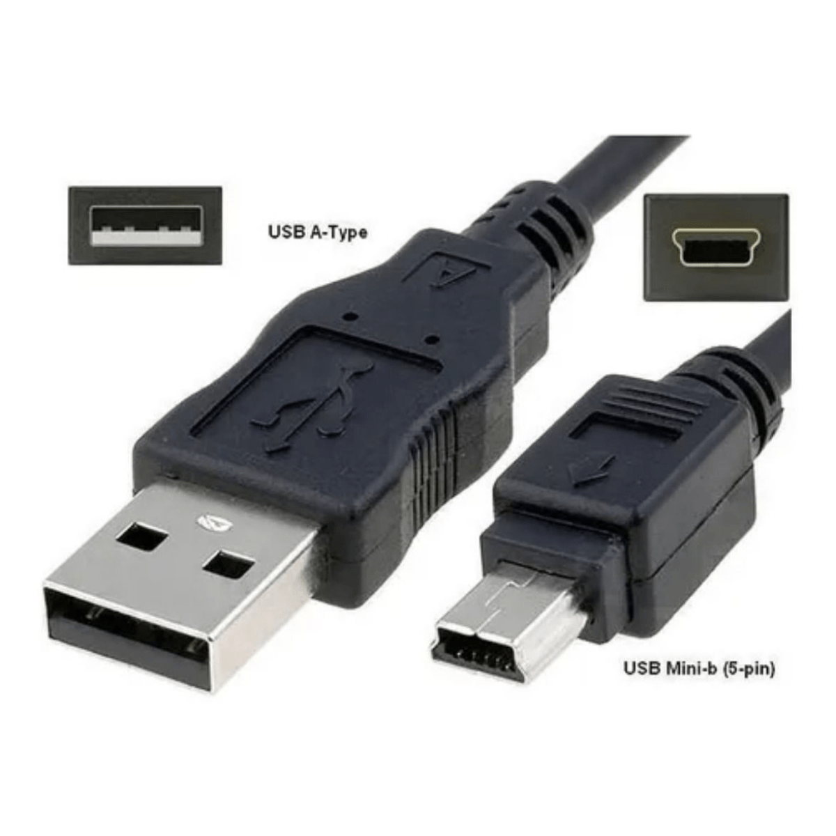 Cable Usb Macho Mini Usb 5 Pin 5p Gps 2 Mts