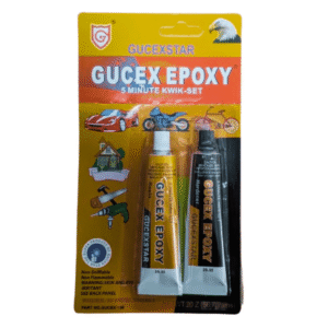 Adhesivo Pegamento Epoxi Transparente 5min 2 X 10g