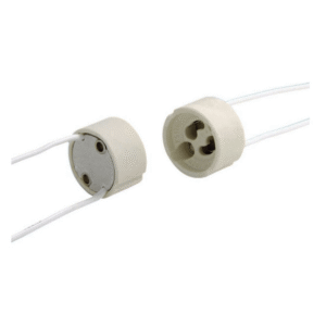 Zocalo Ceramico Gu10 Conector Lampara Led Dicroica 220v