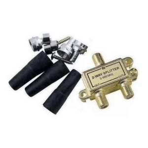 Derivador Splitter Señal Coaxil 2 Salidas 900mhz Completo