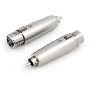 Adaptador Ficha Conector De Canon Hembra Xlr A Rca Macho