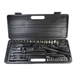 Caja De Herramientas Juego Llave Tubo Kit 52 Piezas Estuche