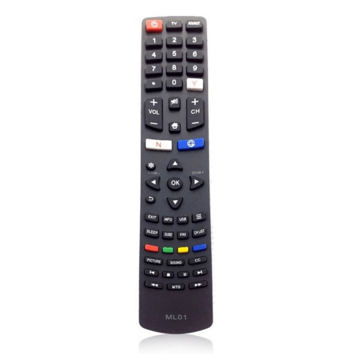Control Remoto Tv Smart Led Para Tv Tcl Netflix