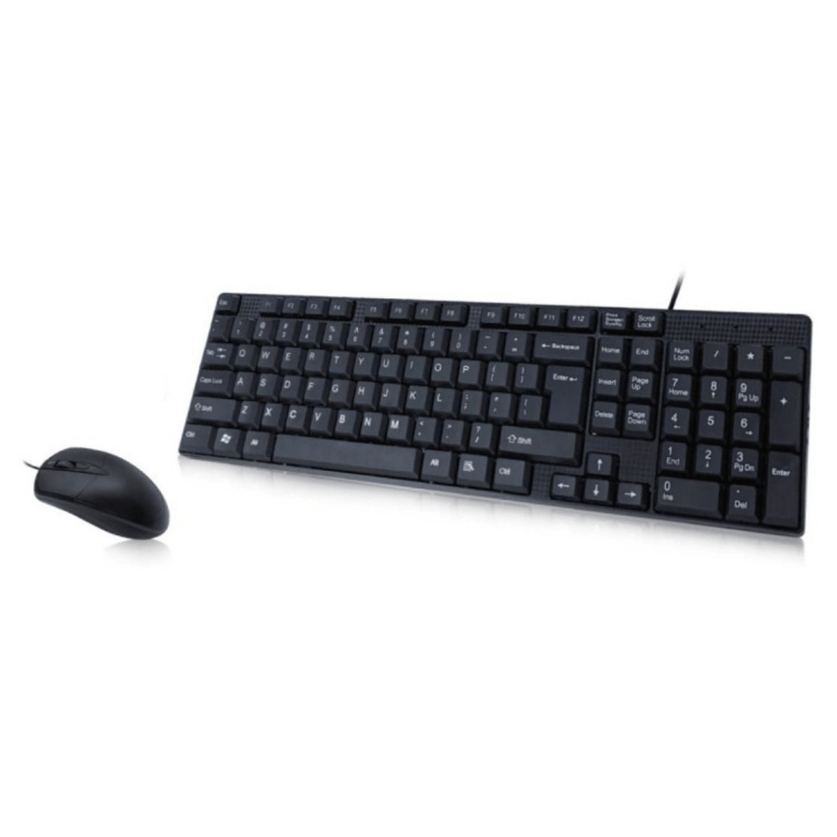 Kit Teclado Mouse Pc Usb Computadora Multimedia Estandar