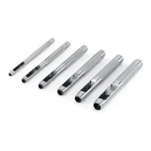 Juego Kit Set Sacabocados A Golpe 6 Piezas 3mm A 8mm