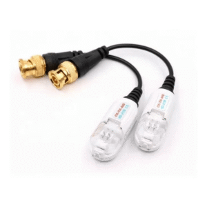 Balun Por Par Adaptador Bnc Utp Cvi Ahd Tvi Dorado 1080p