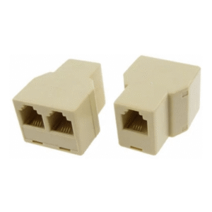 Conector Adaptador Rj11 Hembra A 2 Rj11 Hembra x 5u