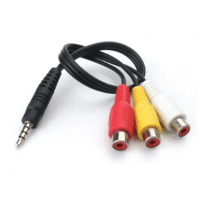 Cable Mini Plug 3.5 Mm Macho A 3 Jack Rca Hembra 1,5 Mts