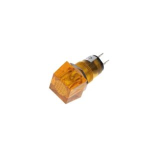 Ojo De Buey Cuadrado Grande Naranja 220v