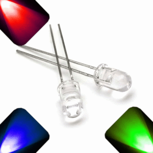 Led Rgb Alto Brillo Cambio Lento Automatico 5mm 2 Patas X 10 Un