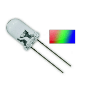 Led Rgb Alto Brillo Cambio Rapido Automatico 5mm 2 Patas X 10 un