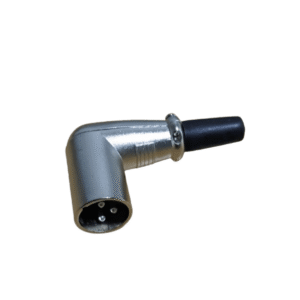 Conector Canon Xlr Macho Acodado Audio Microfono Dmx Ficha