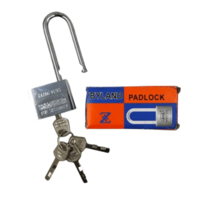 Candado Acero Aro Largo 3 Llaves Seguridad