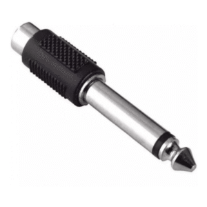 Adaptador Plug 6.5mm Mono A Jack Rca Mono x 10u