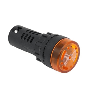 Buzzer Indicador Sonoro Buzer 220v Tablero Luz Led - Amarillo