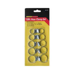 Set Abrazaderas Metalicas 10 Unidades Fijacion 5 Medidas