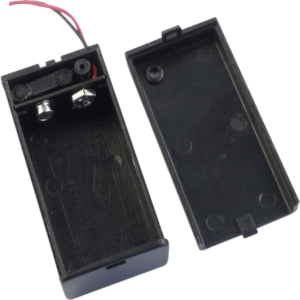 Portapila Porta Pilas Bateria 9v Tapa Interruptor C/chicote x 5u