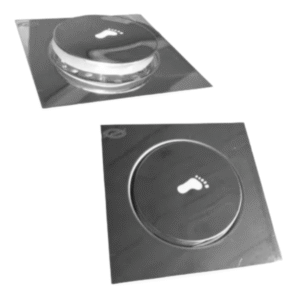 Rejilla Clic Clac Anti Olor Insectos 10x10cm Acero Inox