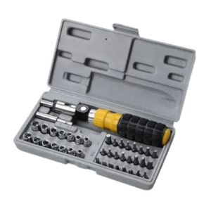 Caja De Herramientas Juego Llave Tubo Kit 41 Piezas Estuche