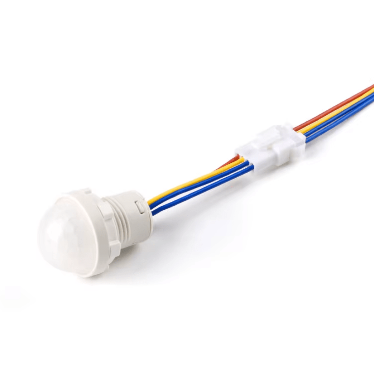 Sensor Movimiento Infrarrojo Detector 120° 220v Interruptor Blanco - Imagen 4