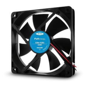 Turbina Cooler 120x120x24 4 Pulgadas 12v 2 Cables Buje