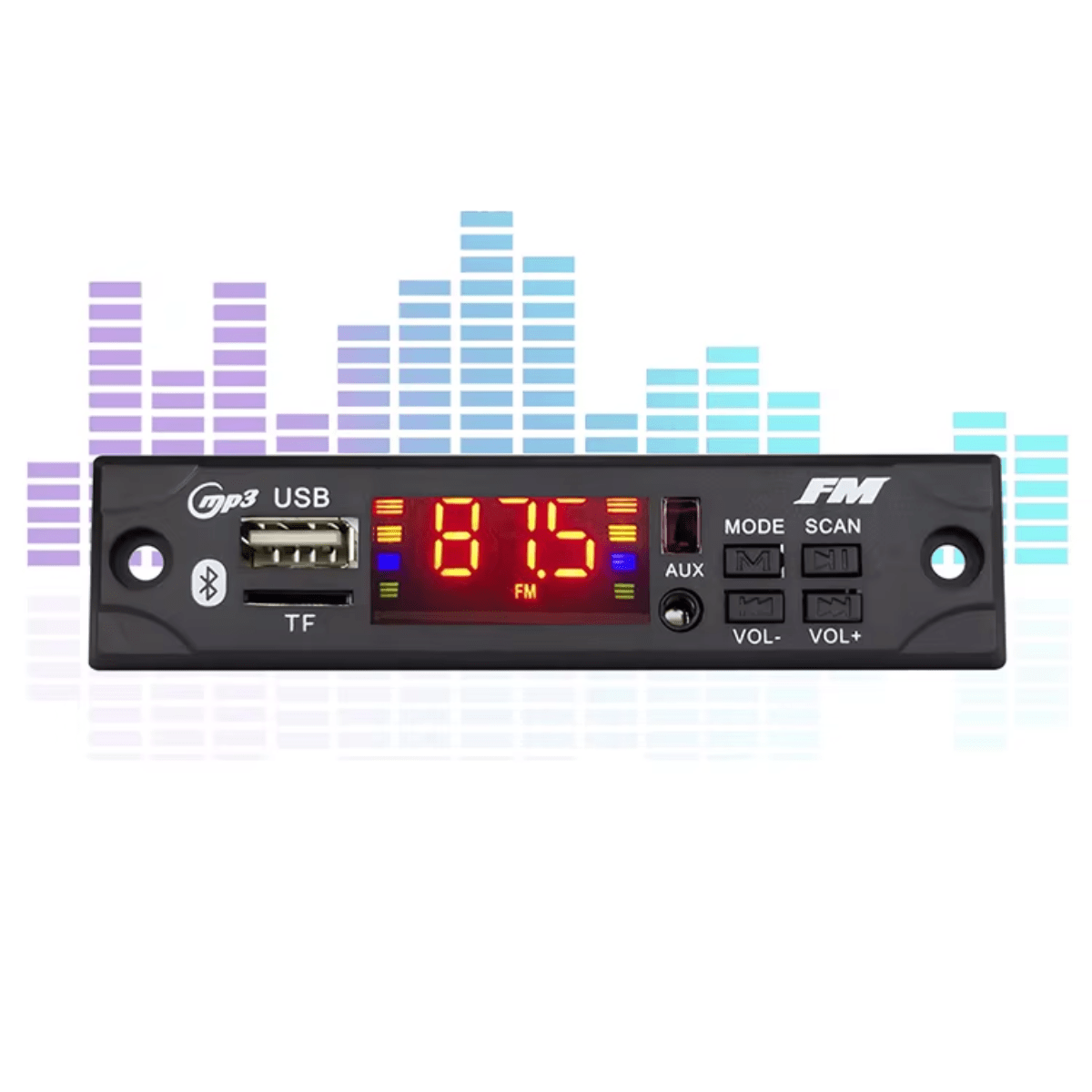 Módulo Mp3 Usb/sd/fm/aux C/ Bluetooth Con Control Remoto - Imagen 6